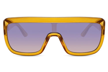 Heart-shaped sunglasses with pink lenses